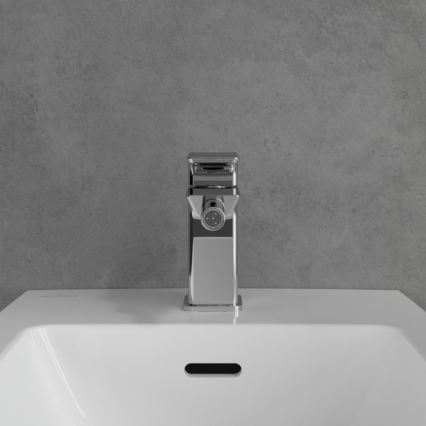 Villeroy & Boch TVB11200100061 - Bideesegisti + äravool SUBWAY 3.0 läikiv kroom