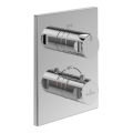 Villeroy & Boch TVD00065300061 - Termostaatne dušisegisti peitpaigalduseks, läikiv kroom