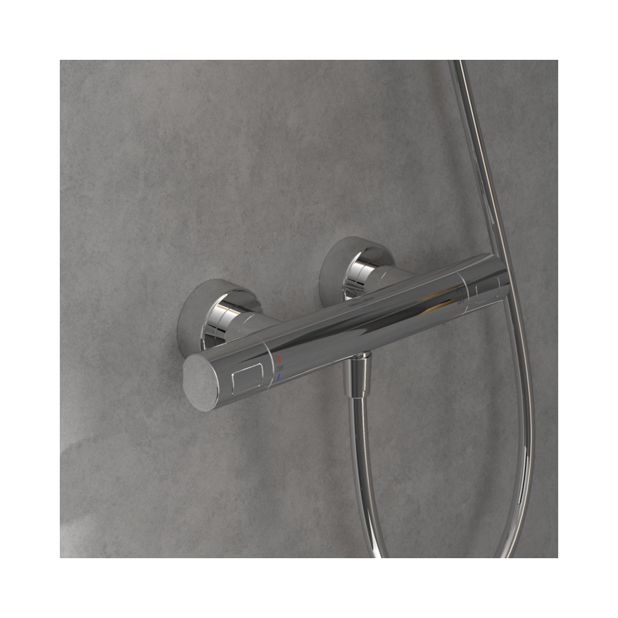 Villeroy & Boch TVS00001700061 - Termostaatiline dušisegisti TAPS&FITINGS läikiv kroom