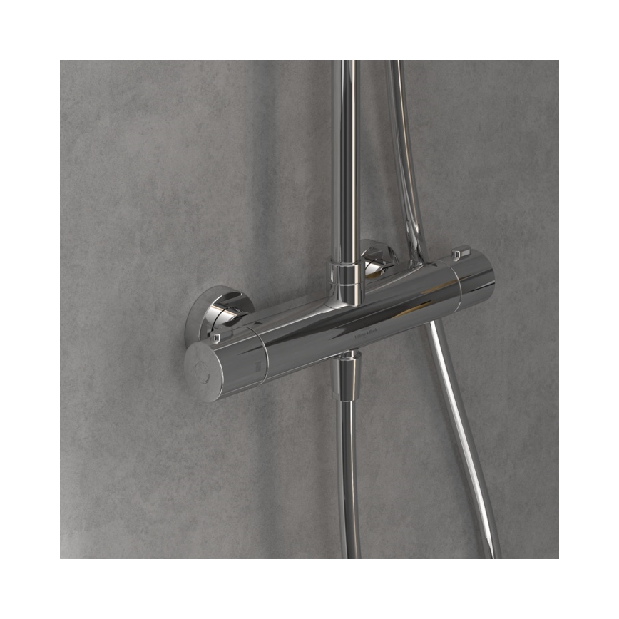 Villeroy & Boch TVS10900200061 - UNIVERSAL dušikomplekt koos segistiga, läikiv kroom