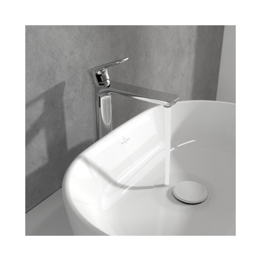 Villeroy & Boch TVW10410511061 - Valamu segisti + äravool O.NOVO 29,5 cm läikiv kroom
