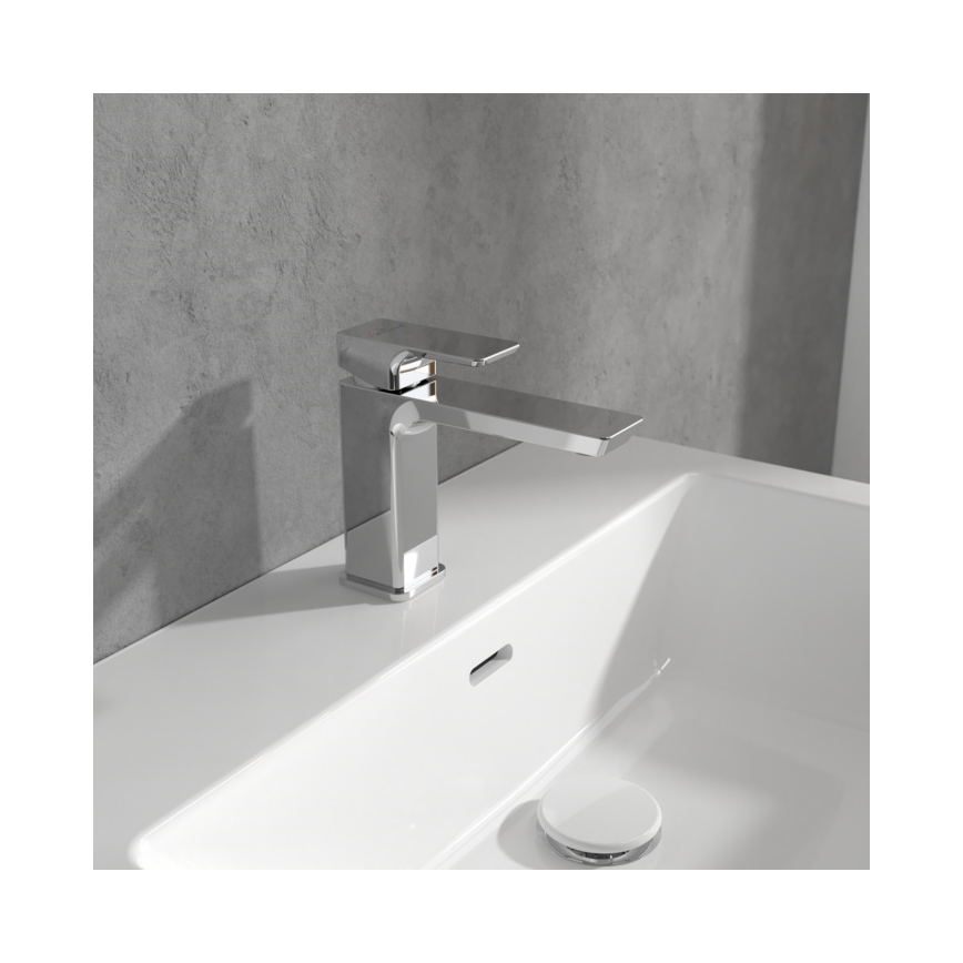 Villeroy & Boch TVW11200300061 - Valamusegisti SUBWAY 15,5 cm läikiv kroom