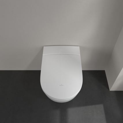Villeroy & Boch V0E100R1 - Seinapealne bidet SoftClose-istmekaanega VICLEAN keraamika/valge +kaugjuhtimispult