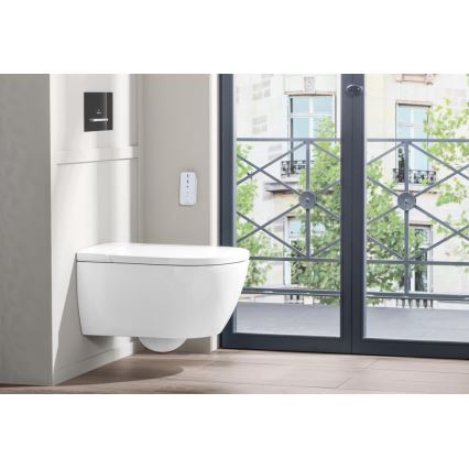 Villeroy & Boch V0E100R1 - Seinapealne bidet SoftClose-istmekaanega VICLEAN keraamika/valge +kaugjuhtimispult