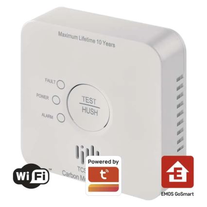 Vingugaasi (CO) andur GoSmart 2xAA Wi-Fi Tuya