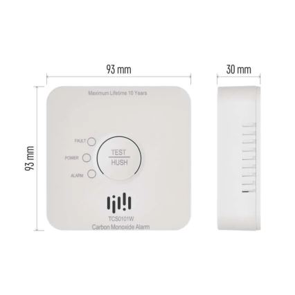 Vingugaasi (CO) andur GoSmart 2xAA Wi-Fi Tuya