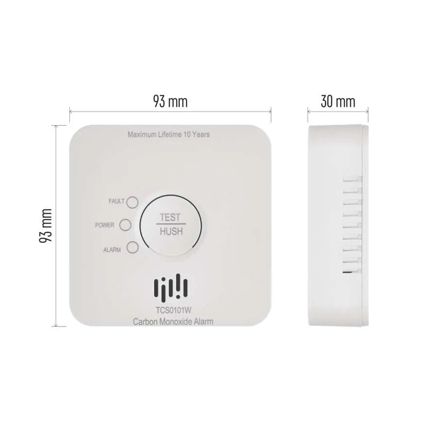 Vingugaasi (CO) andur GoSmart 2xAA Wi-Fi Tuya