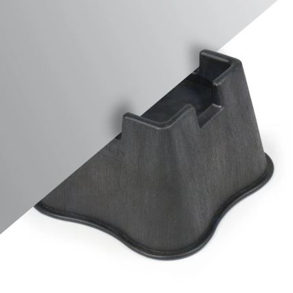 Vitility - 4-osaline voodikõrgendajate komplekt, 7 cm, must