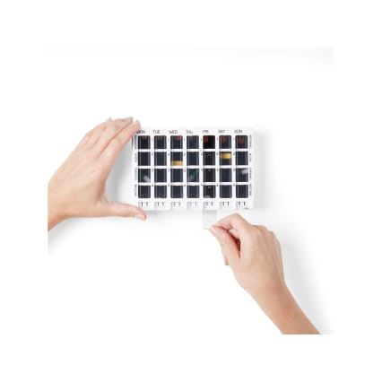 Vitility - Nädalane ravimidosaator valge/must