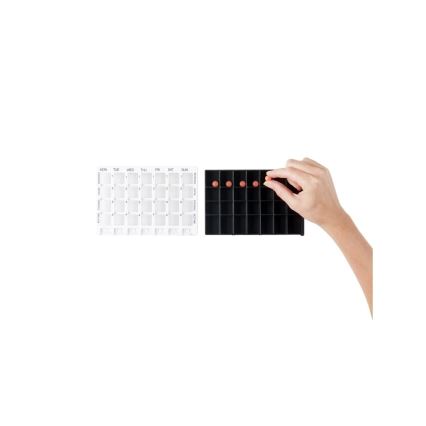 Vitility - Nädalane ravimidosaator valge/must