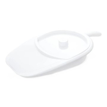 Vitility - voodile asetatav tualett koos kaanega, valge