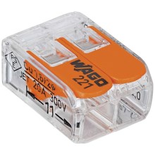 WAGO 221-412 - Harukarbi ühendus COMPACT 2x4 450V oranž
