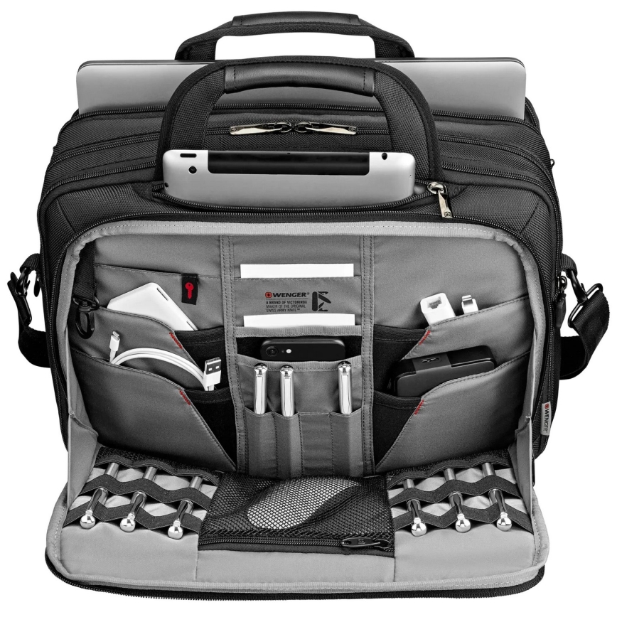Wenger - Arvutikott 19 l 14-16" tahvelarvuti taskuga 10" BC Täht must