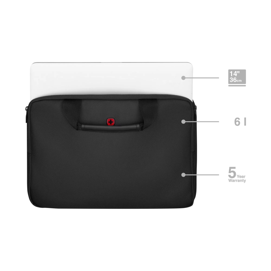 Wenger - Arvutikott 6 l 14" Guyde must