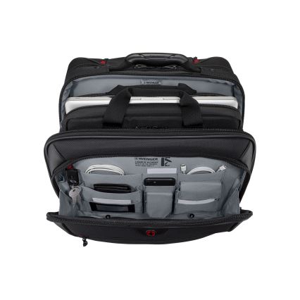 Wenger - Reisikohver ratastel 23 l 17" + sülearvuti kott 15,4" Potomac must