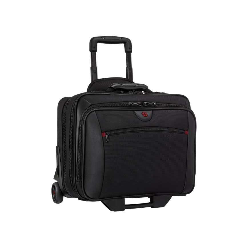 Wenger - Reisikohver ratastel 23 l 17" + sülearvuti kott 15,4" Potomac must