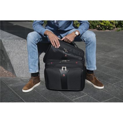 Wenger - Reisikohver ratastel 25 l 17" + sülearvuti kott 15,6" Patriot must