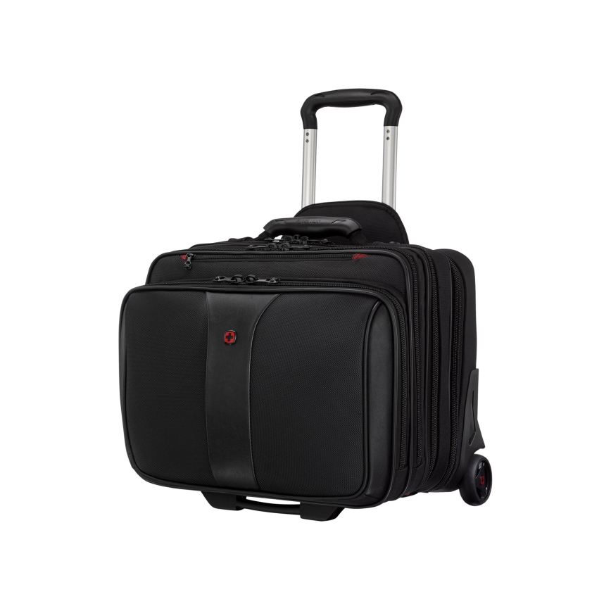 Wenger - Reisikohver ratastel 25 l 17" + sülearvuti kott 15,6" Patriot must