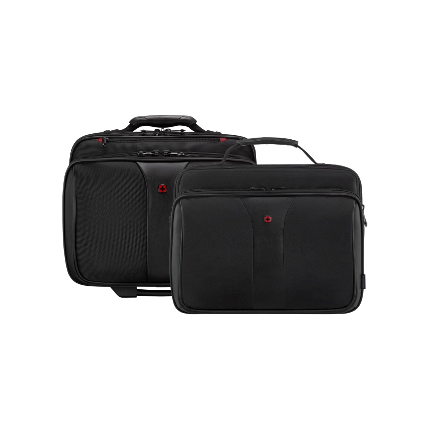 Wenger - Reisikohver ratastel 25 l 17" + sülearvuti kott 15,6" Patriot must