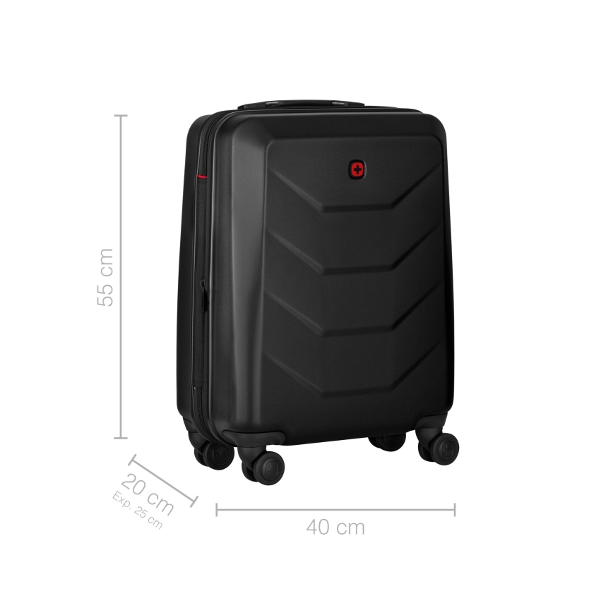 Wenger - Reisikohver ratastel 36 l Prymo must