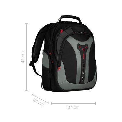 Wenger - Sülearvuti seljakott 25 l 17" tahvelarvuti taskuga 12" Pegasus must/hall