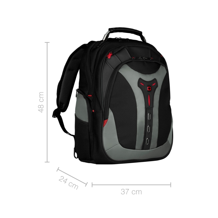 Wenger - Sülearvuti seljakott 25 l 17" tahvelarvuti taskuga 12" Pegasus must/hall