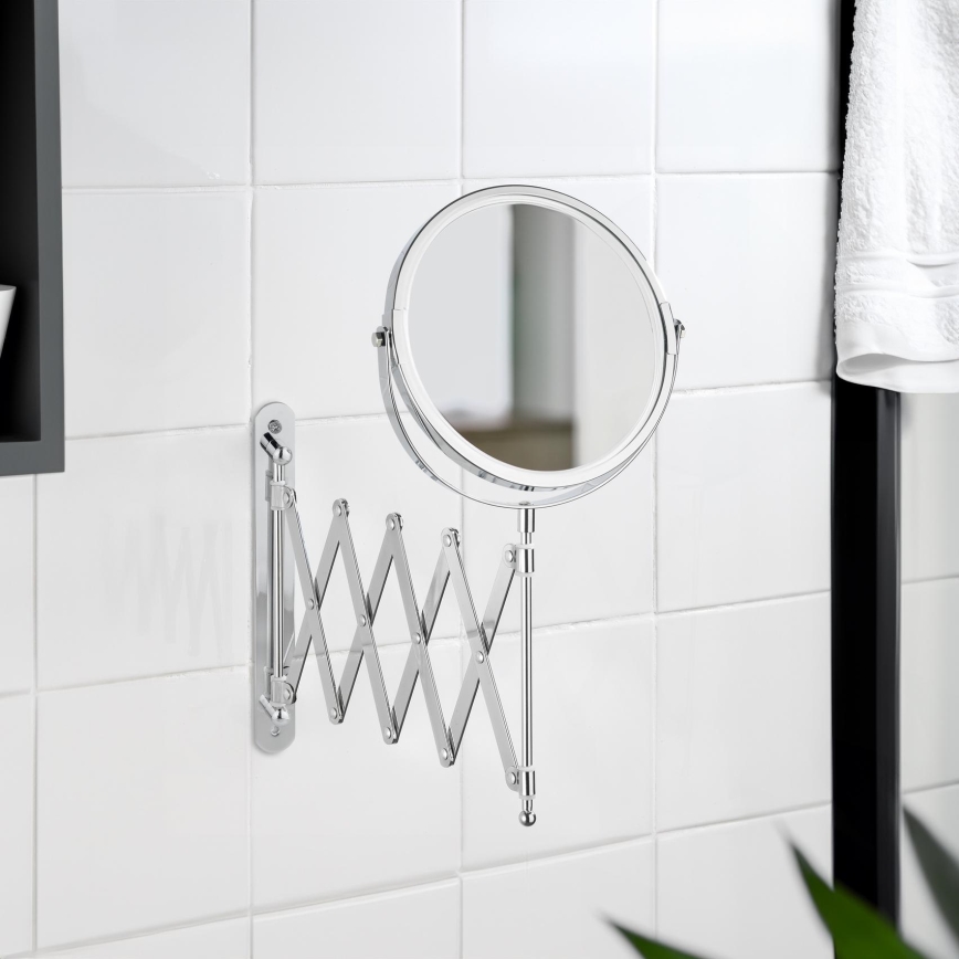 WENKO 15165100 - Kosmeetikapeegel EXCLUSIVE 19x38,5 cm läikiv kroom