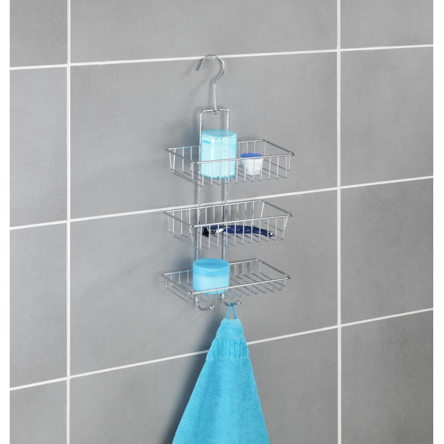 WENKO 15888100 - NIVALA riiul 22x50 cm läikiv kroom