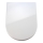 WENKO 18396100-WC WC-poti kaas PALMA 46,5x35,7 cm valge/hõbedane