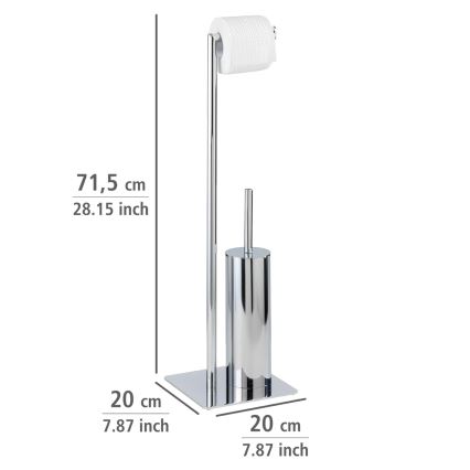 WENKO 18562100 - WC-hari RECCO 20x71,5 cm läikiv kroom