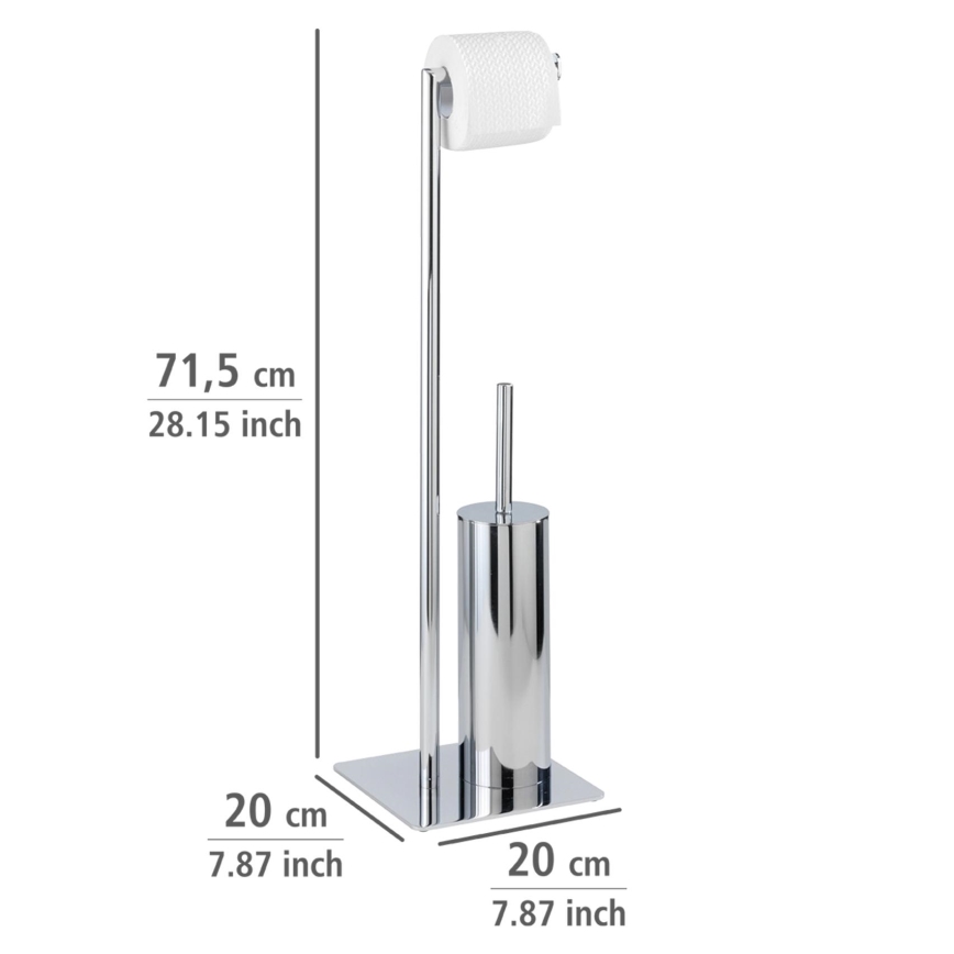 WENKO 18562100 - WC-hari RECCO 20x71,5 cm läikiv kroom