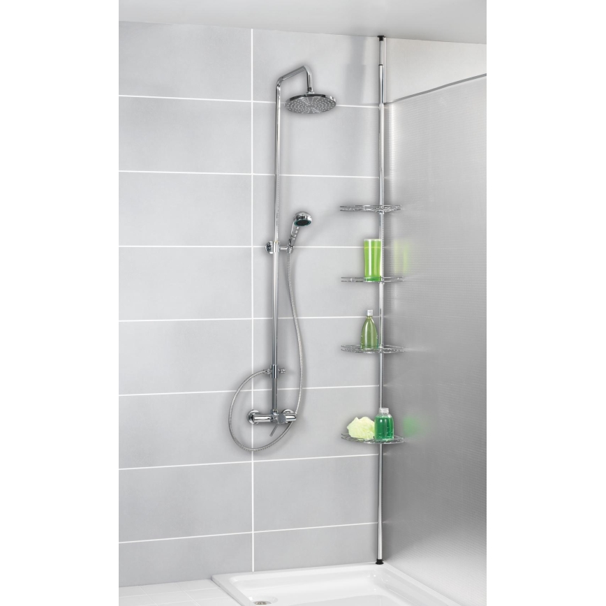 WENKO 18596100-Nurkne element PREA 28x200 cm roostevaba teras/läikiv kroom