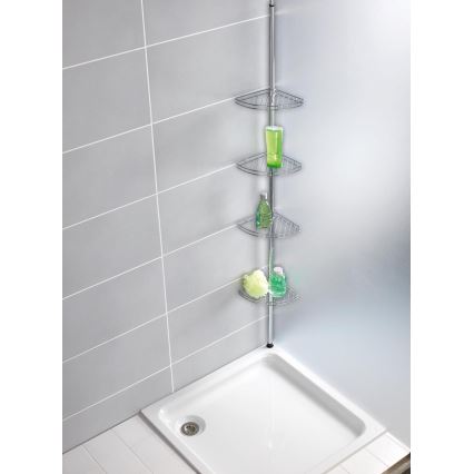 WENKO 18596100-Nurkne element PREA 28x200 cm roostevaba teras/läikiv kroom