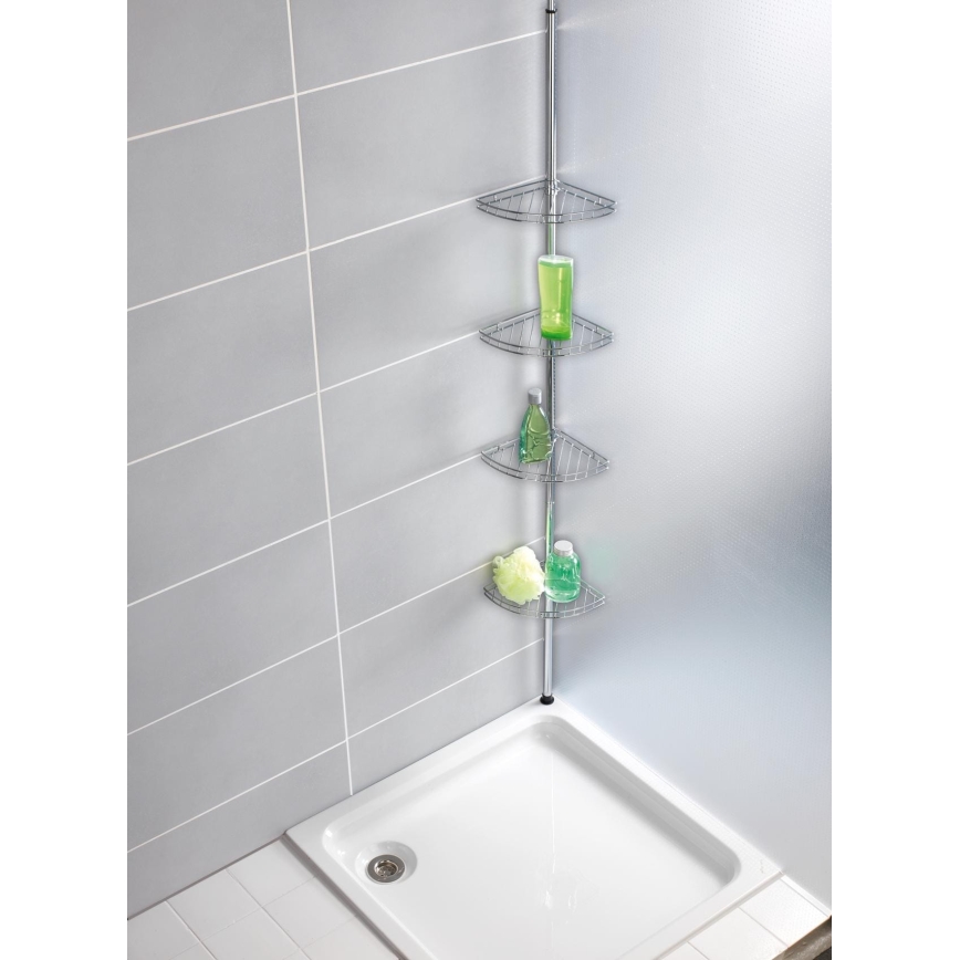 WENKO 18596100-Nurkne element PREA 28x200 cm roostevaba teras/läikiv kroom