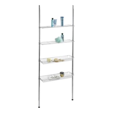WENKO 18597100-Riiul 71x285 cm läikiv kroom