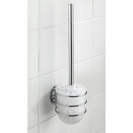 WENKO 18768100-WC komplekt TURBO-LOC ümmargune teras 10x37,5 cm läikiv kroom/valge