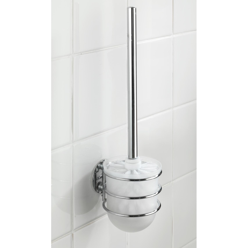 WENKO 18768100-WC komplekt TURBO-LOC ümmargune teras 10x37,5 cm läikiv kroom/valge