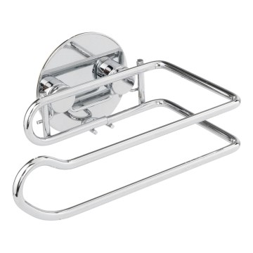 WENKO 18774100 - tualettpaberihoidja TURBO-LOC RUND, teras, 14 x 9 cm, kroomitud