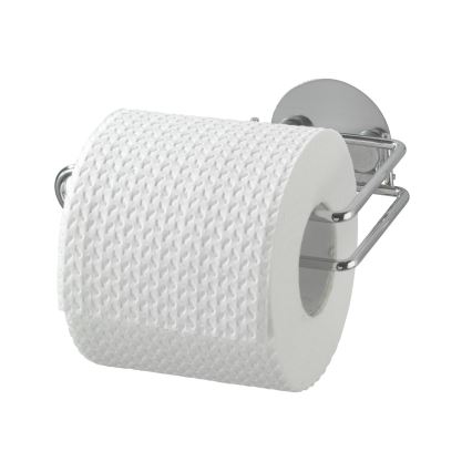 WENKO 18774100 - tualettpaberihoidja TURBO-LOC RUND, teras, 14 x 9 cm, kroomitud