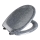 WENKO 18902100-WC WC-istme kaas OTTANA 44,5x37,5 cm graniit/hall/hõbedane