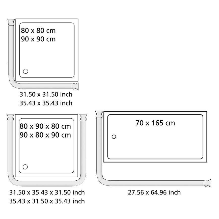 WENKO 19218100 - Varras UNIVERSAL 2,5x2,5 cm kroom/valge