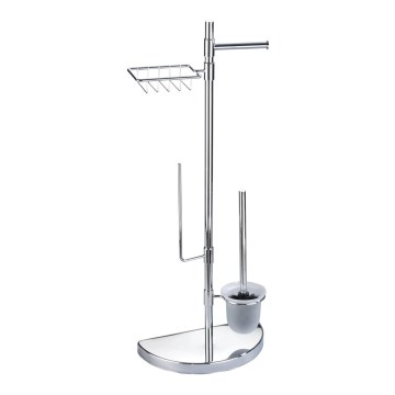 WENKO 196022500 - Tualettikeskus SPACE MARVEL 34x84,5 cm hõbe/satiin