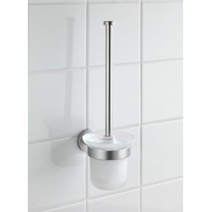 WENKO 19614100 - WC-hari BOSIO MATT 10x14 cm roostevaba teras/hõbedane/satiinviimistlus