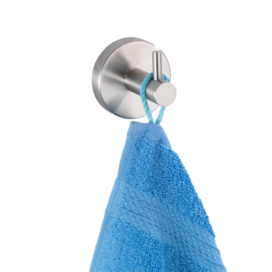 WENKO 19621100 - BOSIO MATT konks 5,5x5,5 cm roostevaba/hõbedane