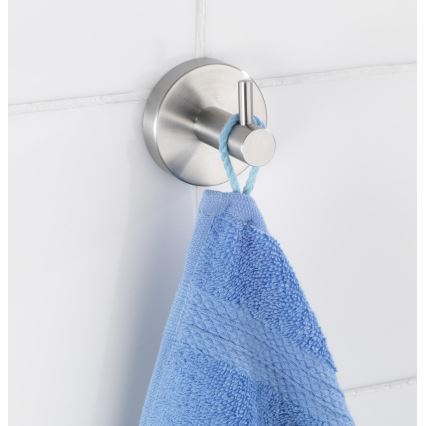 WENKO 19621100 - BOSIO MATT konks 5,5x5,5 cm roostevaba/hõbedane