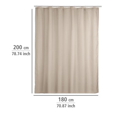 WENKO 20045100 - Dušikardin 180x200 cm beež