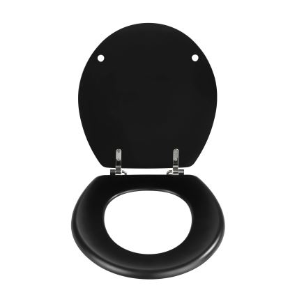 WENKO 20077100-WC PRIMA WC-istme kaas 37x41 cm must/hõbe
