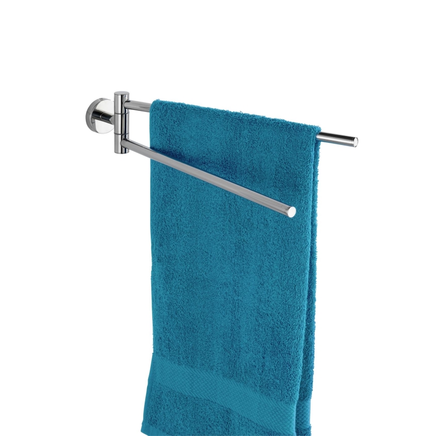 WENKO 20213100 - BOSIO SHINE rätikuhoidja 43x9 cm roostevaba teras/hõbedane
