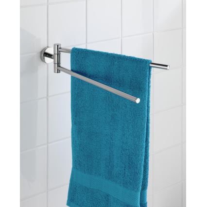 WENKO 20213100 - BOSIO SHINE rätikuhoidja 43x9 cm roostevaba teras/hõbedane