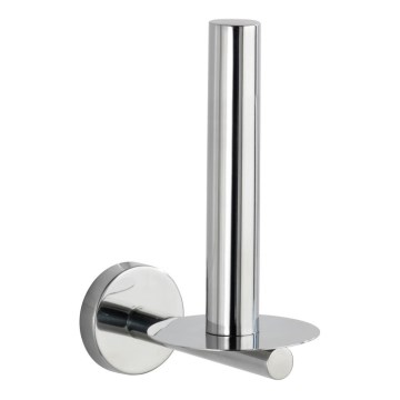 WENKO 20218100 - Tualettpaberihoidja BOSIO SHINE 8x12,5 cm roostevaba teras/hõbedane